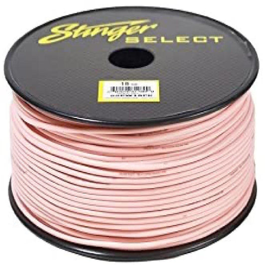 STINGER 18 GAUGE 500' PRIMARY WIRE PINK (SSPW18PK)