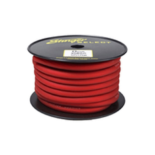 STINGER SELECT 0 GAUGE CCA MATTE RED WIRE 50' (SSVLP0R)