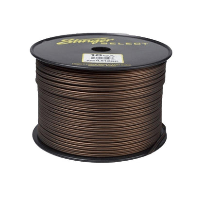 STINGER SELECT 18 GAUGE CCA MATTE BLACK SPEAKER WIRE 1000' (SSVLS18BK)