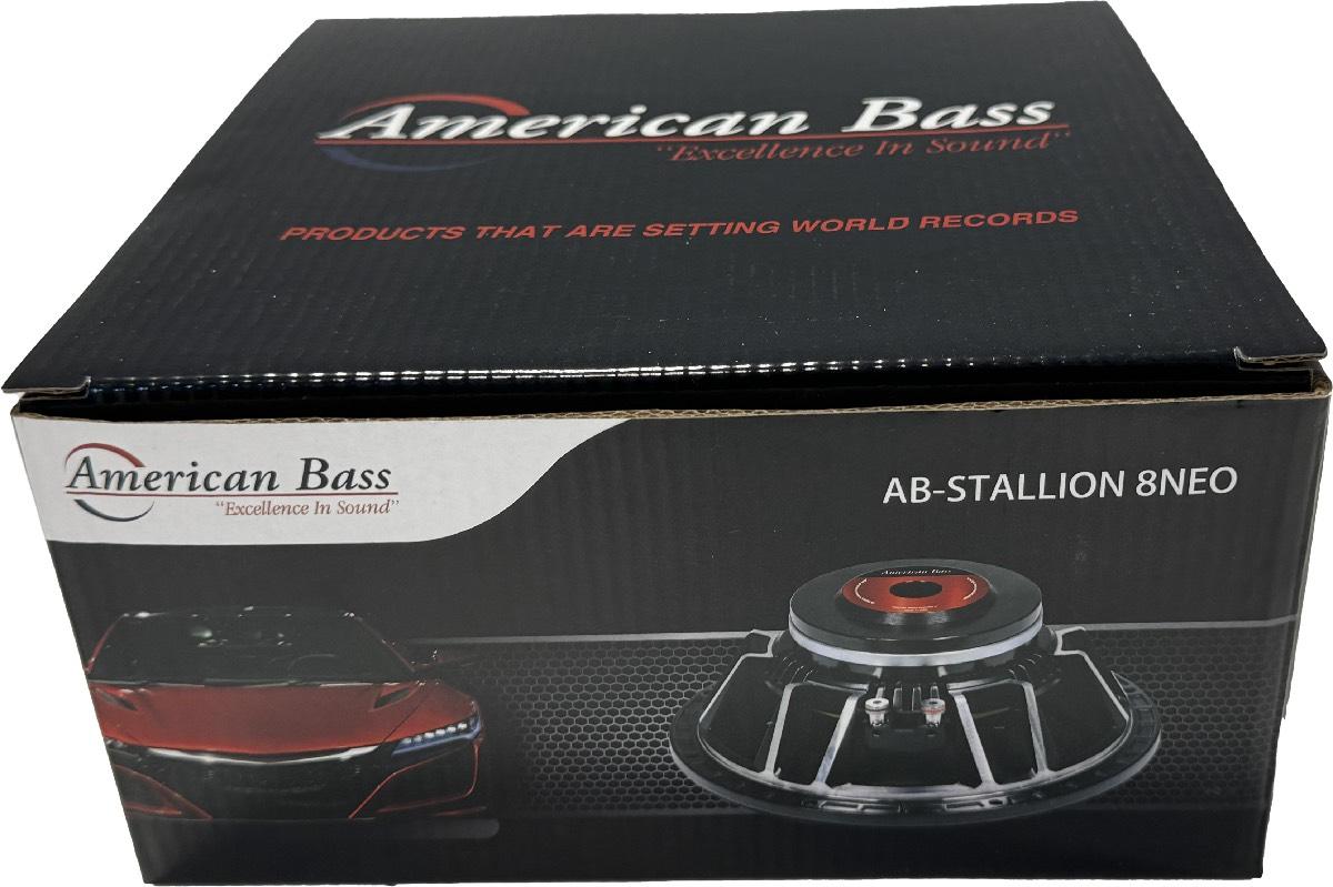 AMERICAN BASS 8" 800 WATT NEO MIDRANGE (STALLION 8 NEO)