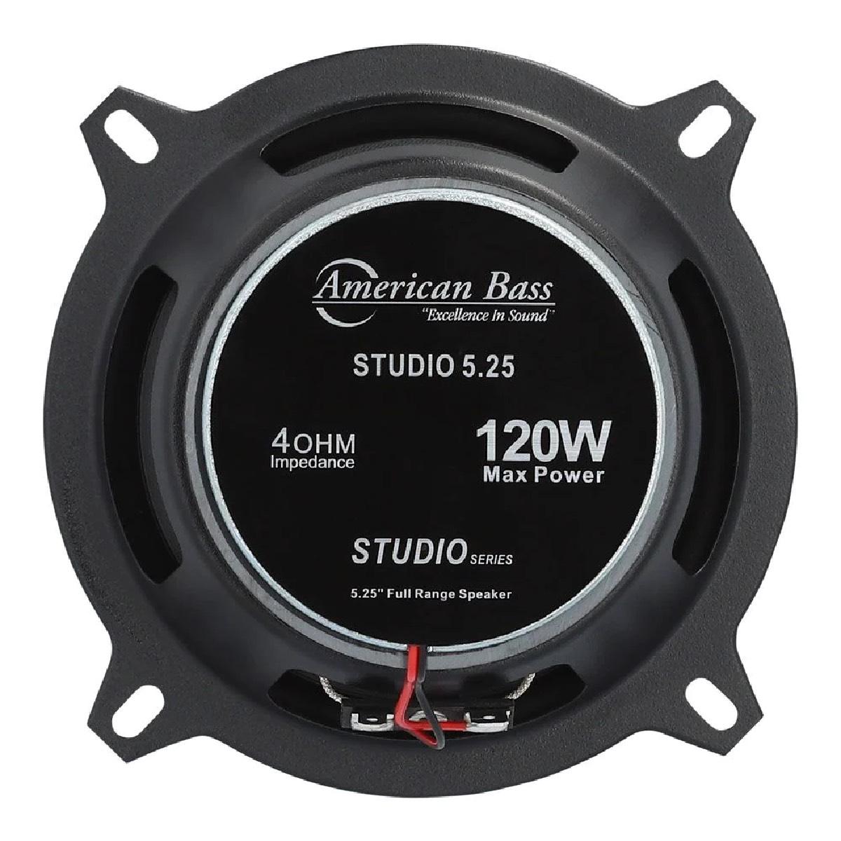 AMERICAN BASS 5.25" 120 WATT 2 WAY SPEAKERS (STUDIO-525)