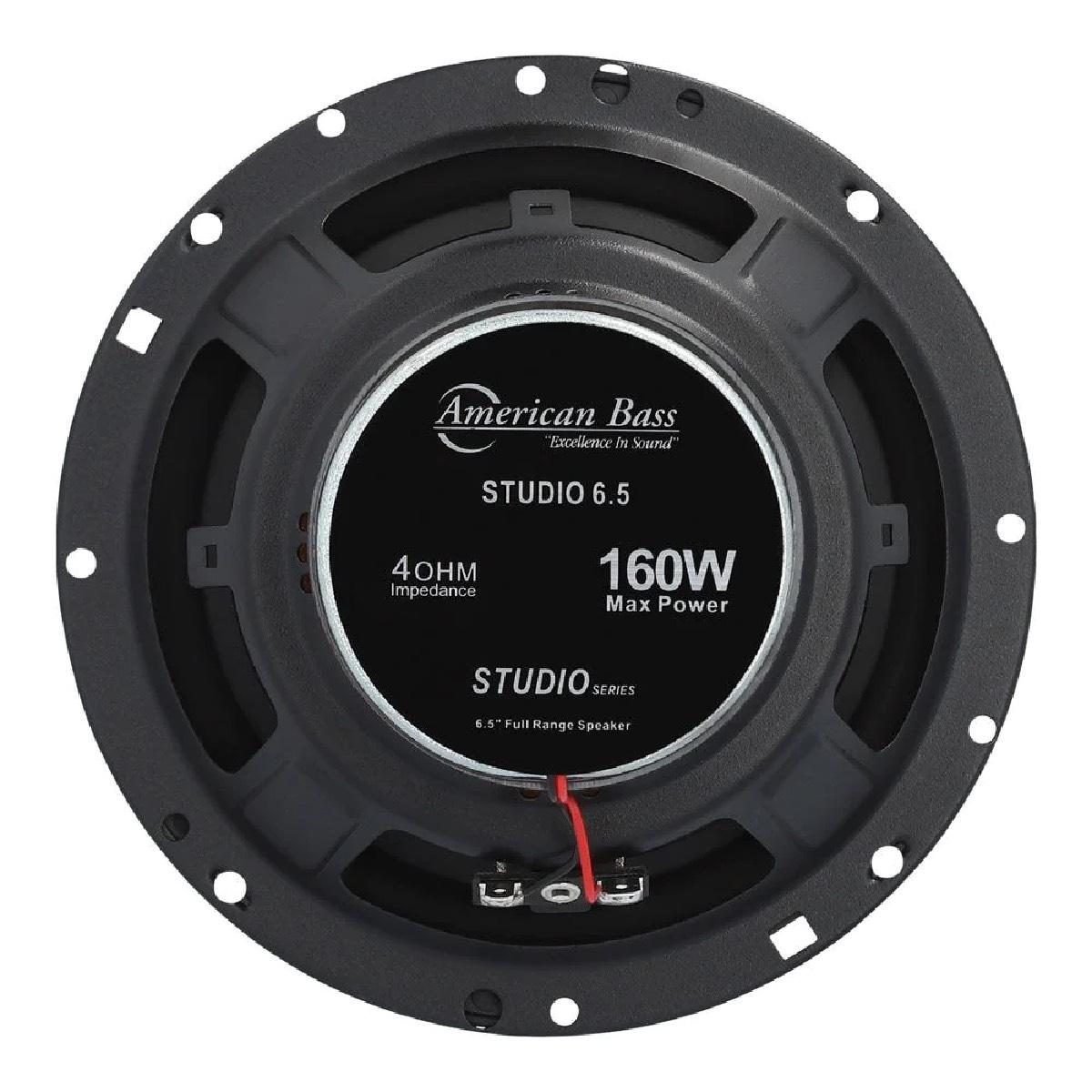 AMERICAN BASS 6.5" 160 WATT 2 WAY SPEAKERS (STUDIO-65)