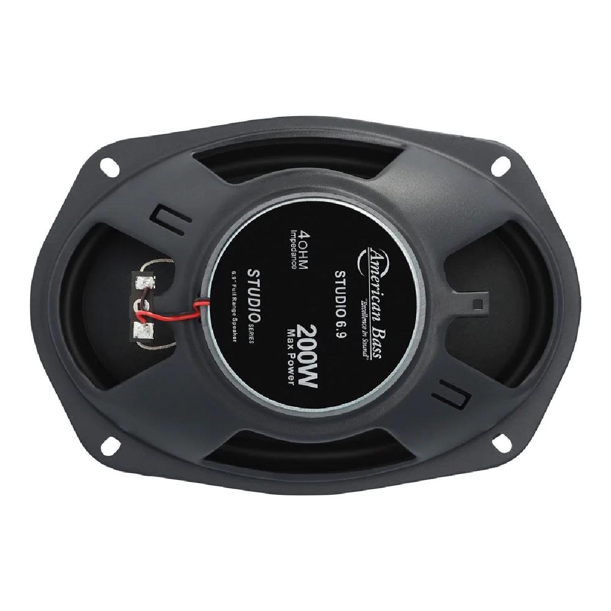 AMERICAN BASS 6X9" 200 WATT 2 WAY SPEAKERS (STUDIO-69)