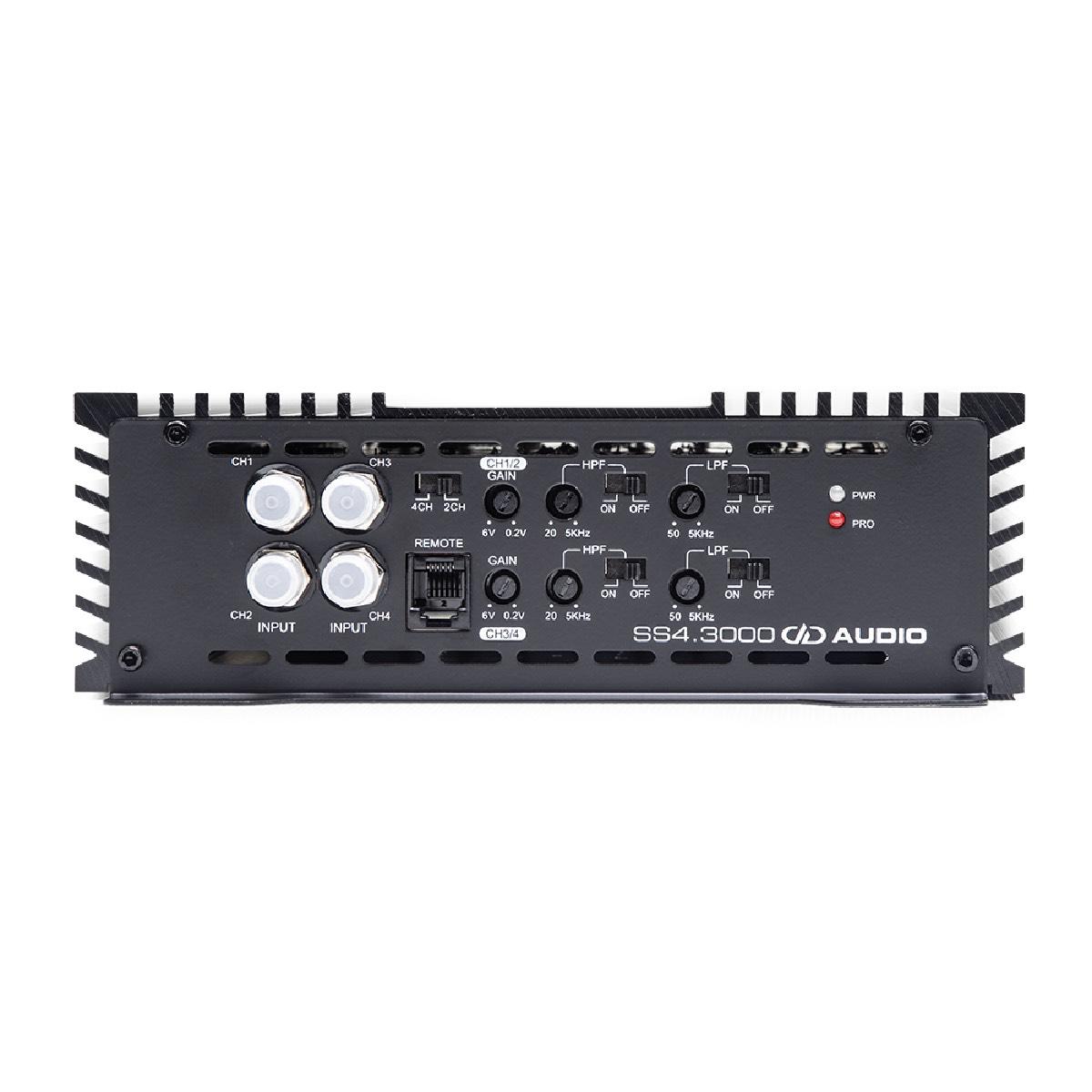 DD AUDIO SS SERIES 3000 WATT 4 CHANNEL AMPLIFIER (SS4.3000)