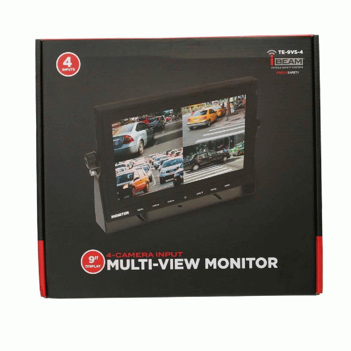 METRA 9" QUAD COMMERCIAL MONITOR (TE-9VS-4)