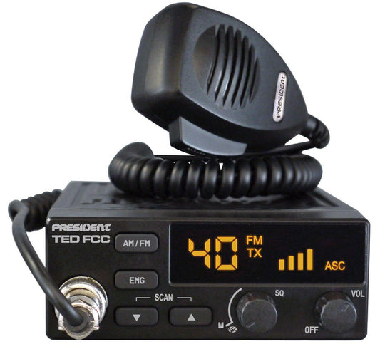 PRESIDENT TED FCC AM/FM CB RADIO (TED)