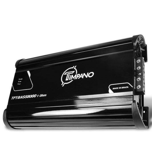 TIMPANO - 8000 WATTS X 1 RMS 1 OHM STABLE AMPLIFIER (TPT-BASS8000 1OHM)