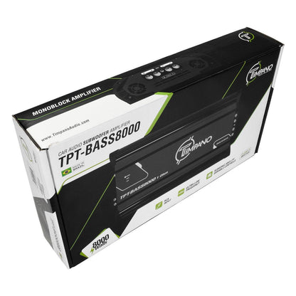 TIMPANO - 8000 WATTS X 1 RMS 1 OHM STABLE AMPLIFIER (TPT-BASS8000 1OHM)