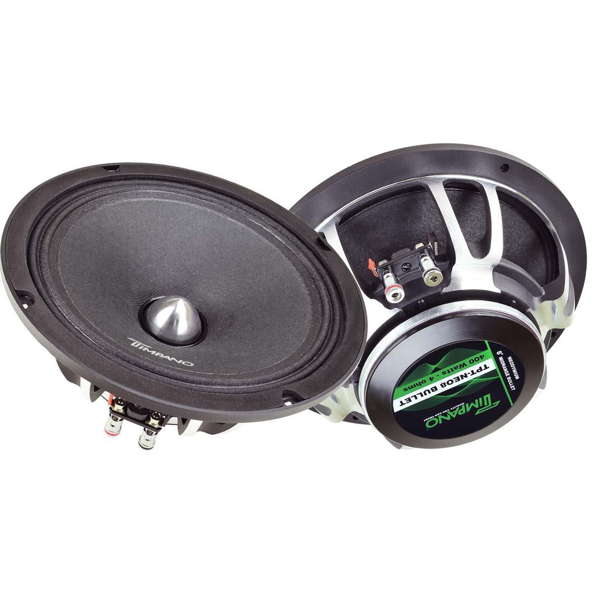 TIMPANO - 8" MID BASS SPEAKER - NEODYMIUM VERSION - 4 OHMS (TPT-NEO8BULLET)