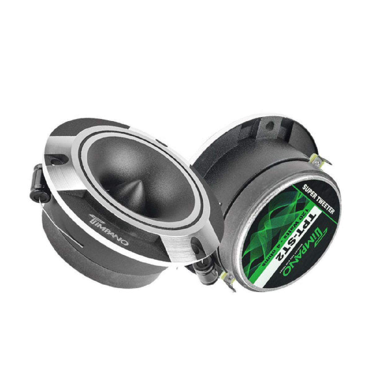 TIMPANO - 4" 120 WATT TWEETERS 4 OHM CHROME SOLD AS PAIR (TPT-ST2)