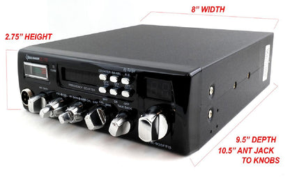 TEXAS RANGER 40 CHANNEL CB RADIO WITH FREQUENCY COUNTER FACTORY REPAIR WARRANTY ONLY (TRE-936FFB)