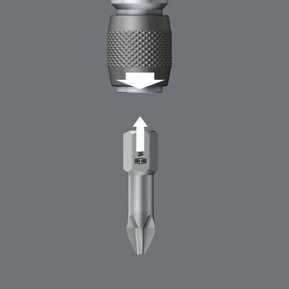 Wera 3/8" Drive Hexagon Bit Adaptor With Quick-release Chuck