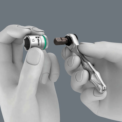 Wera Kompakt Zyklop Mini 2 Metric Socket/bit Driver Set (27-piece Set)