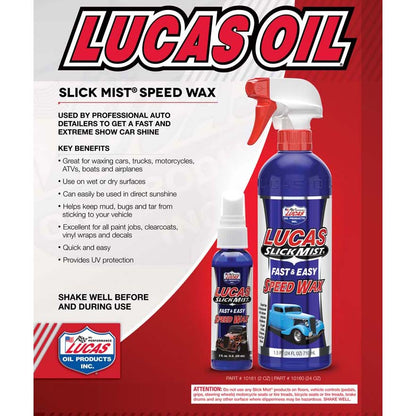 Lucas Oil Slick Mist Speed Wax 24 Oz
