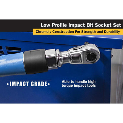 Titan Impact Grade Stubby Star Bit Socket Set (10 Piece Set)