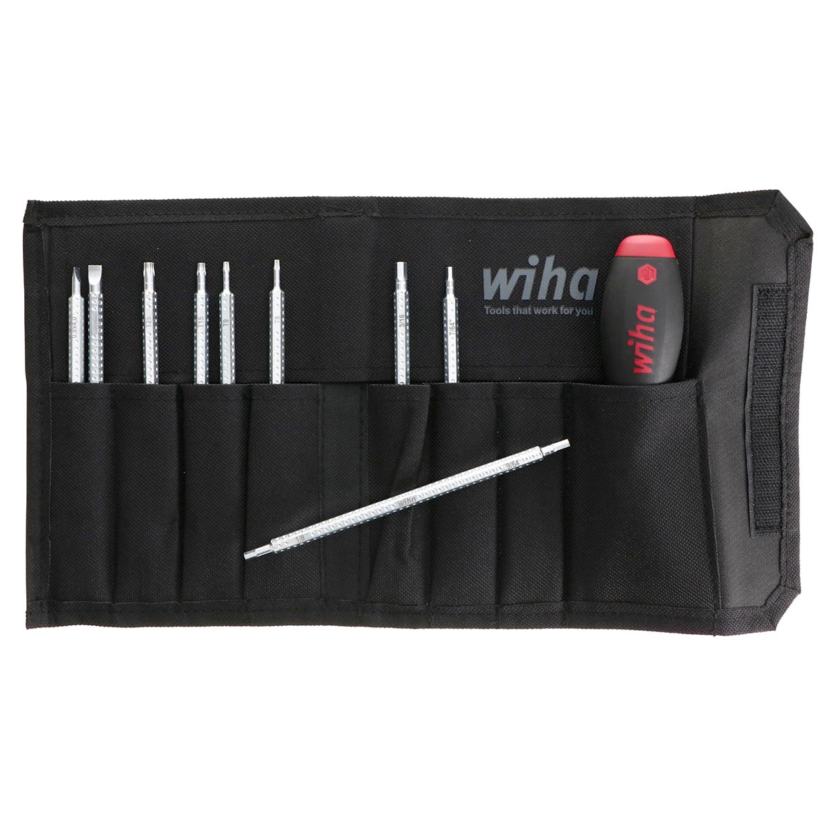 Wiha Drive-loc Vi Combination Interchangeable Blade Set (10 Piece Set)