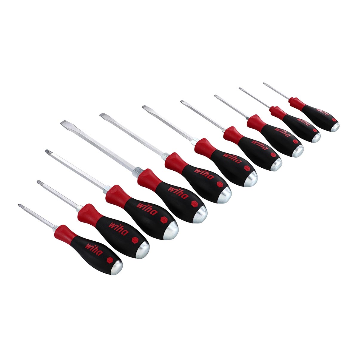 Wiha Softfinish Extra Heavy Duty Slotted/phillips Screwdriver Set (7 Piece Set)