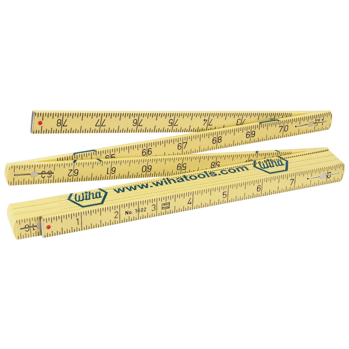 Wiha Maxiflex 2-meter Folding Combination Metric/inch Ruler