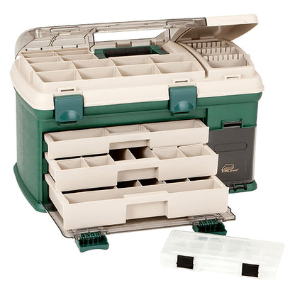 Plano 3 Drawer - Green Metallic / Beige 1-#2-3500