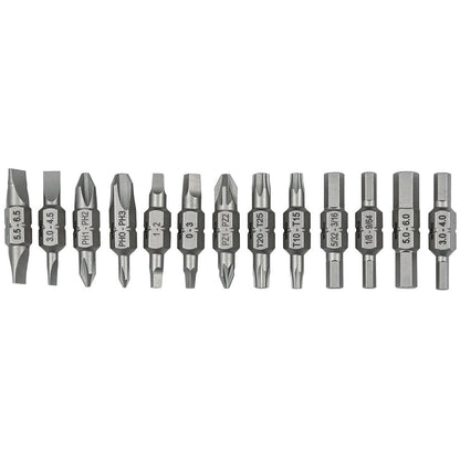 Wiha 26-in-1 Bit Holder Ultra Driver Tradesman - 14 Piece Set