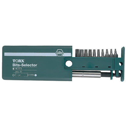 Wiha 11 Piece Security Torx Bit Selector And Magnetic Bit Holder Set