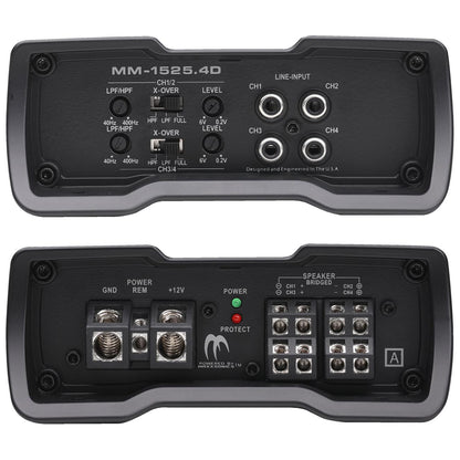 Autotek Mean Machine Compact D Class Amplifier 1500 Watts 4 Channel