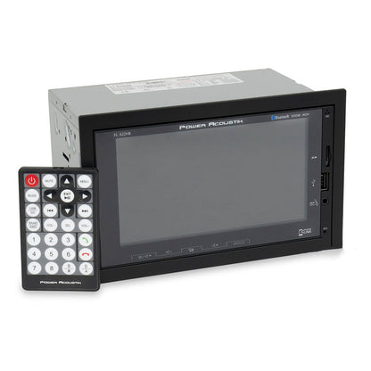 Power Acoustik 6.2” Double Din Mechless Fixed Face Receiver With Phonelink Bluetooth
