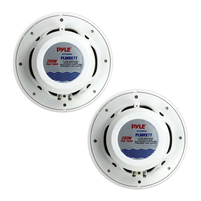 Pyle Marine 7.75” 2-way Speakers (white)