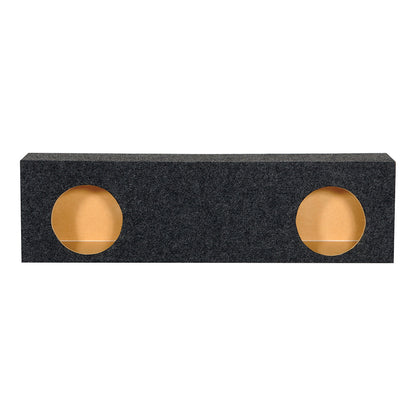 Qpower 2-hole 10" Sealed Behind Seat Truck Heavy Duty 1" Mdf