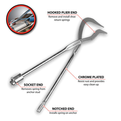 Performance Tool Brake Spring Pliers