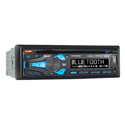 Dual Single Din Am/fm Cd Player With Bluetooth Usb Aux In 200 Watts Max