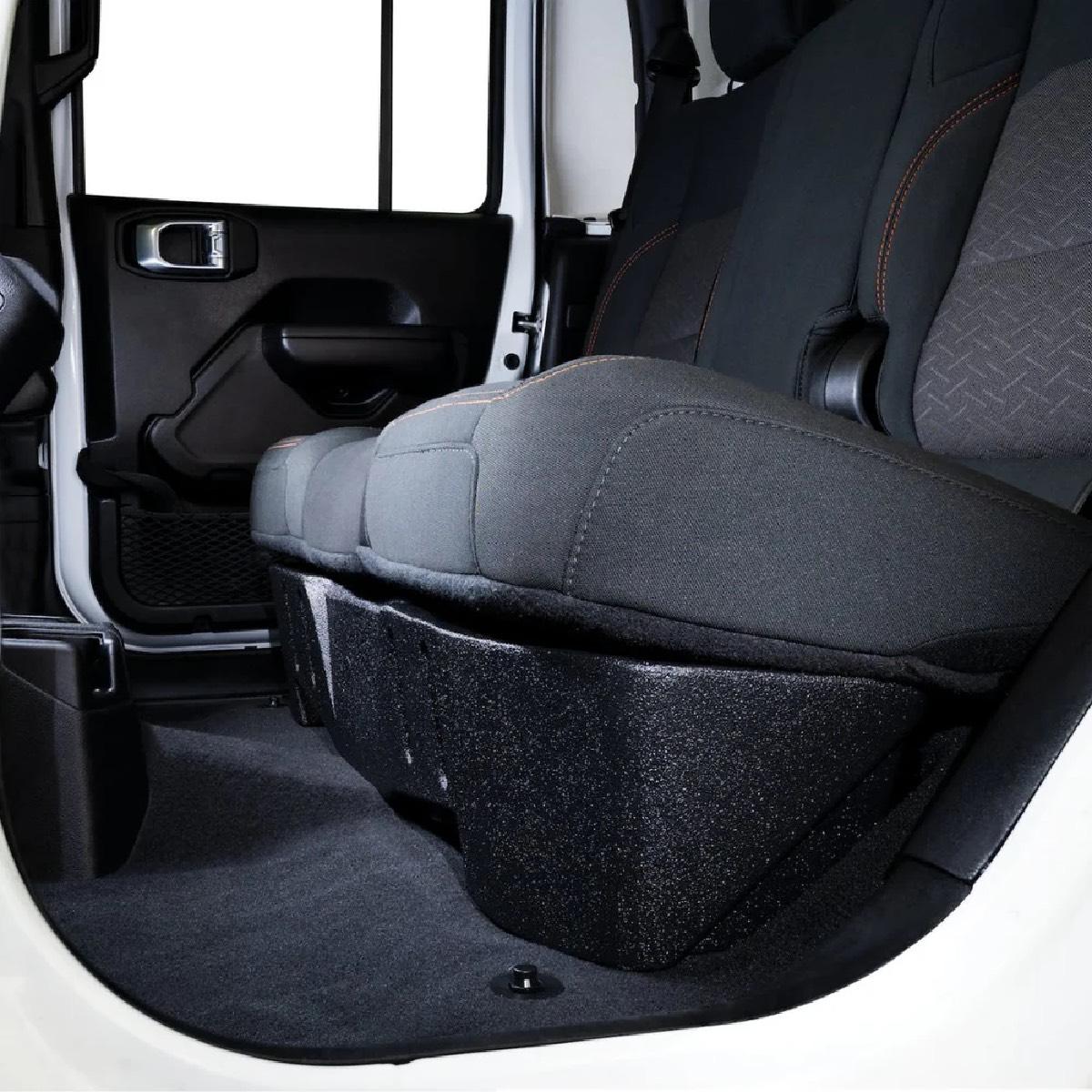STINGER JEEP GLADIATOR UNDER-SEAT DUAL 8" LOADED ENCLOSURE (TXJTD8)