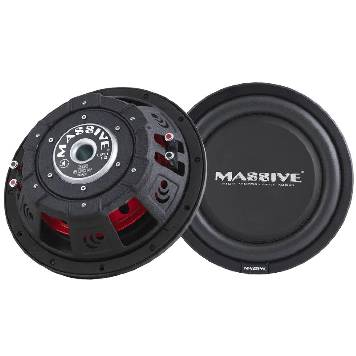 MASSIVE AUDIO 12" 600 WATT DUAL 4 VC (UFO12V2)