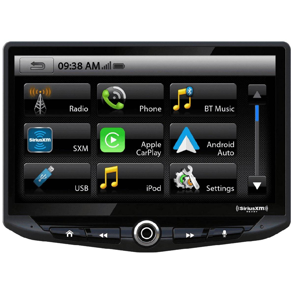 STINGER HEIGH10 10" SINGLE DIN MOUNT RECEIVER W/APPLE CAR PLAY & ANDROID AUTO & SO MUCH MORE (UN1810)