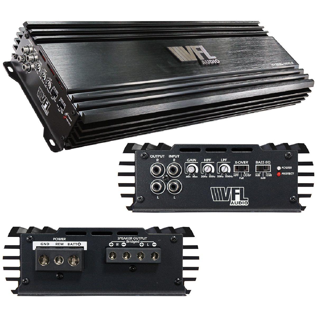 AMERICAN BASS 1800 WATT 2 CHANNEL VFL HYBRID MICRO AMP (VFLHYBRID19002)