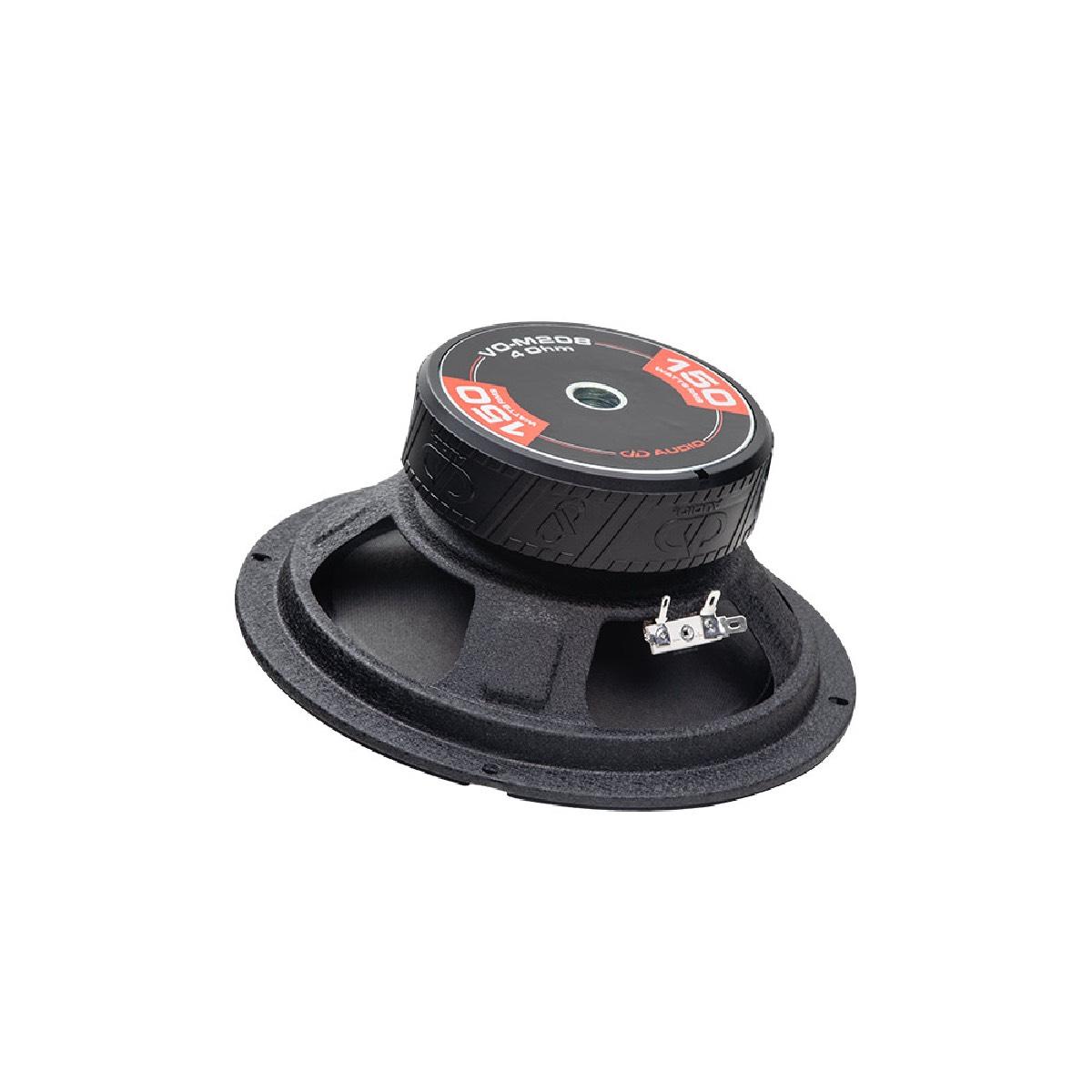 DD AUDIO 8" 300 WATT VOICE OPTIMIZED 200 SERIES SPEAKERS 4 OHM PAIR PACKED (VO-M208-S4)