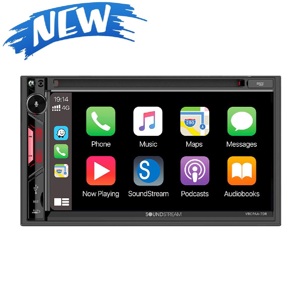 SOUNDSTREAM 7" DVD W/APPLE CAR PLAY & ANDROID AUTO (VRCPAA-7DR)