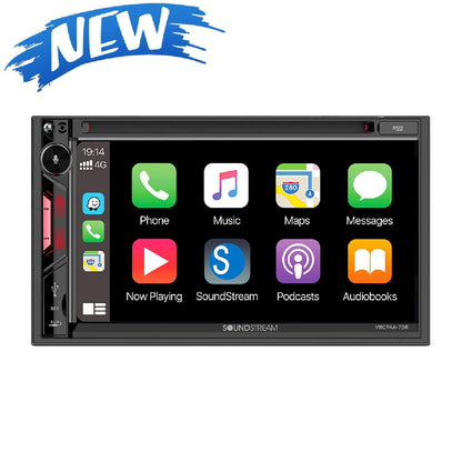 SOUNDSTREAM 7" DVD W/APPLE CAR PLAY & ANDROID AUTO (VRCPAA-7DR)