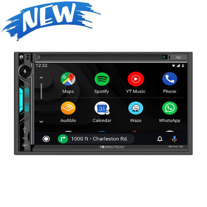 SOUNDSTREAM 7" DVD W/APPLE CAR PLAY & ANDROID AUTO (VRCPAA-7DR)