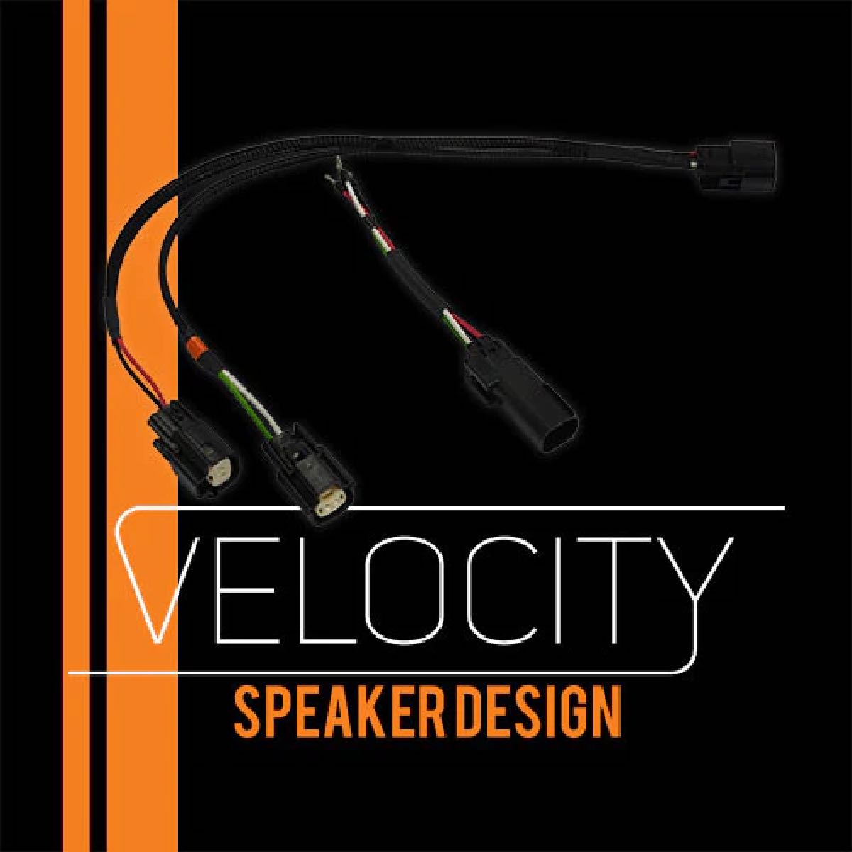 VELOCITY PLUG & PLAY SPEAKER HARNESS FOR FAIRING SPEAKERS (VWH-FPOD)