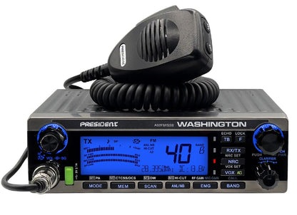 PRESIDENT WASHINGTON 10 METER RADIO WITH SSB 70 WATTS + NO WARRANTY (WASHINGTON)