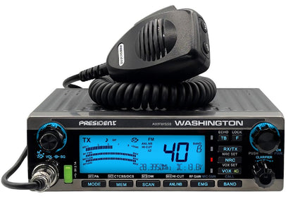 PRESIDENT WASHINGTON 10 METER RADIO WITH SSB 70 WATTS + NO WARRANTY (WASHINGTON)