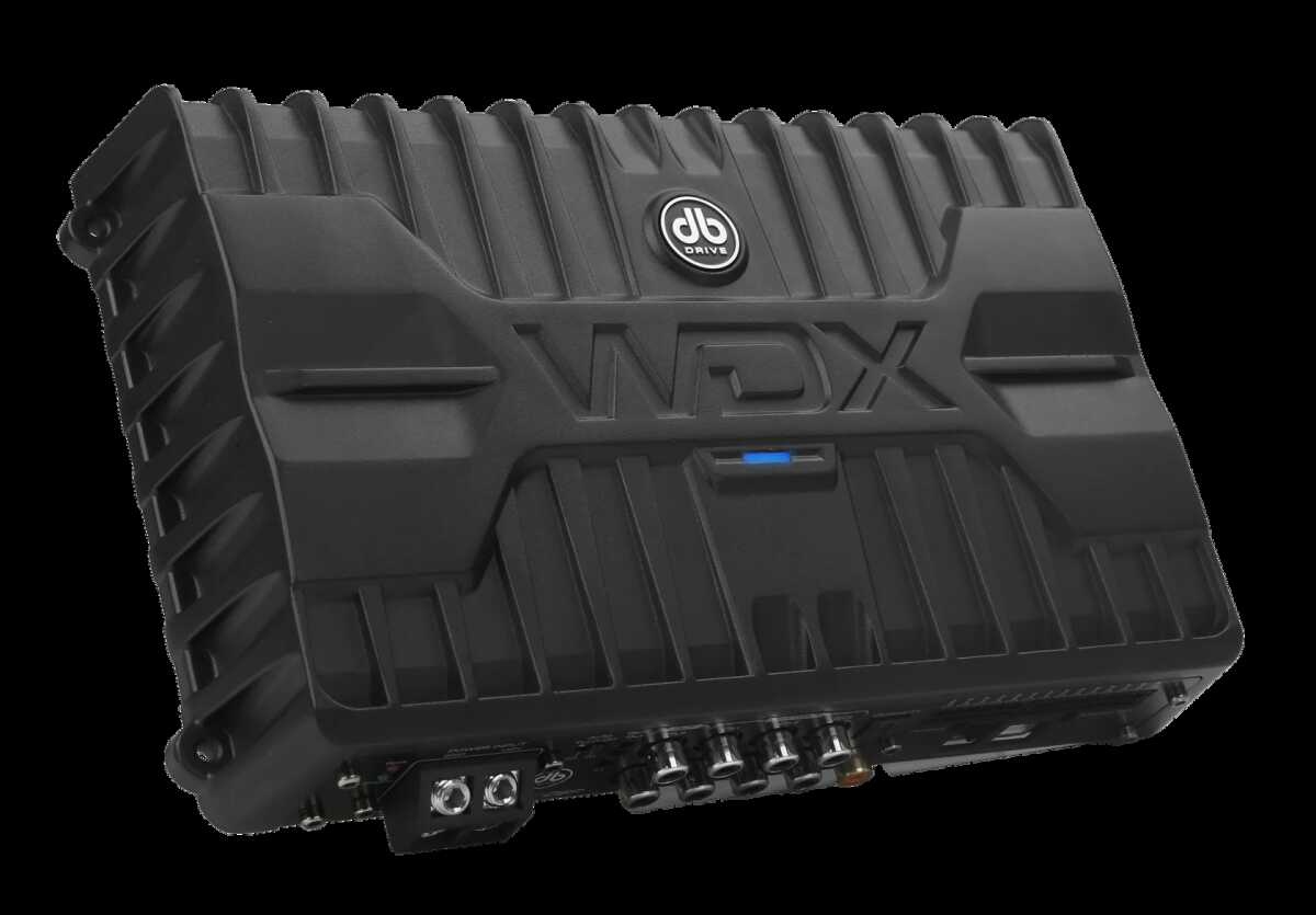 DB DRIVE 920 WATT 8 CHANNEL AMPLIFIER WITH BUILT IN DSP (WDX-R1200.8-DSP)