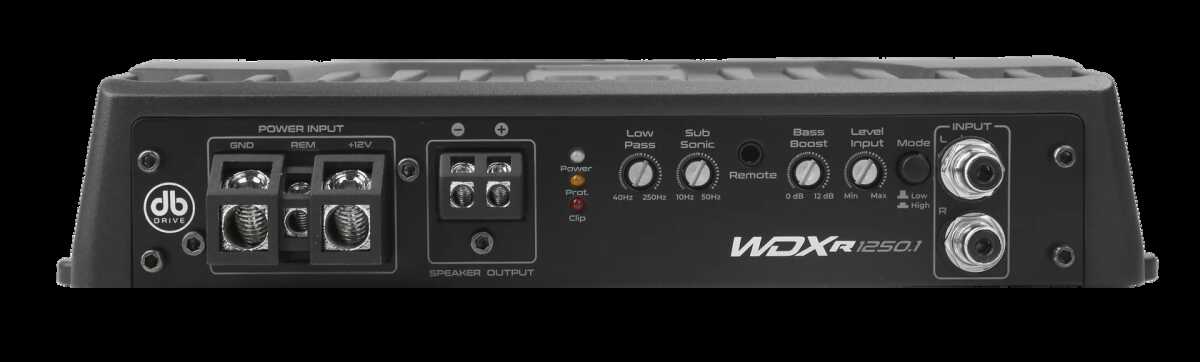 DB DRIVE 1250 WATT 1 CHANNEL AMPLIFIER (WDX-R1250.1)