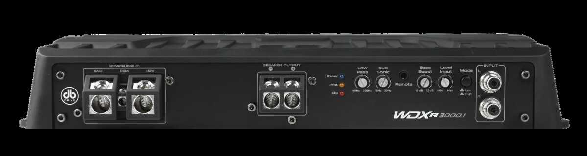 DB DRIVE 3000 WATT 1 CHANNEL AMPLIFIER (WDX-R3000.1)