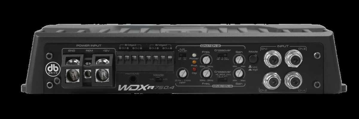 DB DRIVE 1100 WATT 4 CHANNEL AMPLIFIER (WDX-R750.4)