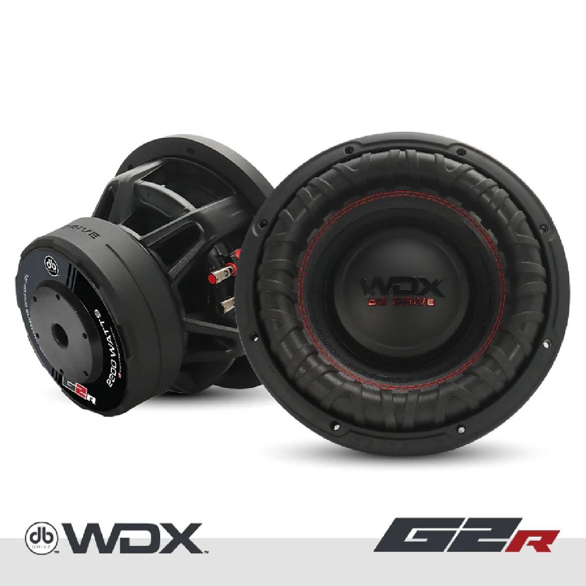 DB DRIVE 10" 2200 WATT DUAL 4 OHM SUBWOOFER (WDX10G2R.4)