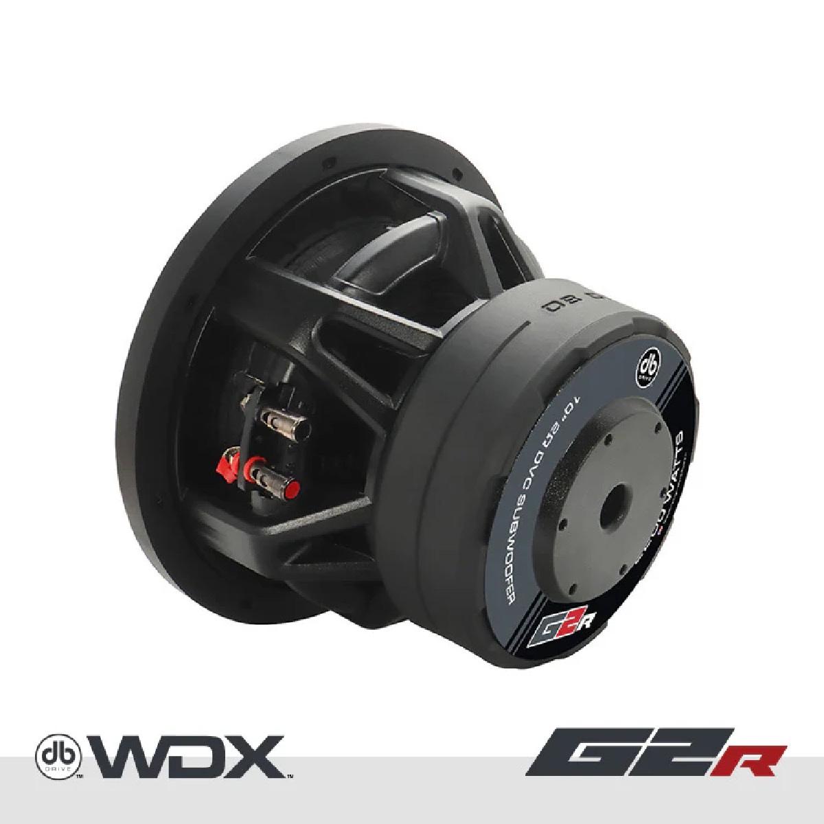 DB DRIVE 10" 2200 WATT DUAL 4 OHM SUBWOOFER (WDX10G2R.4)