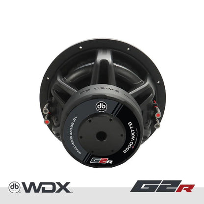 DB DRIVE 12" 2500 WATT DUAL 2 OHM SUBWOOFER (WDX12G2R.2)