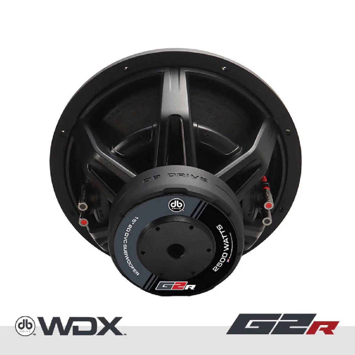 DB DRIVE 15" 2500 WATT DUAL 4 OHM SUBWOOFER (WDX15G2R.4)